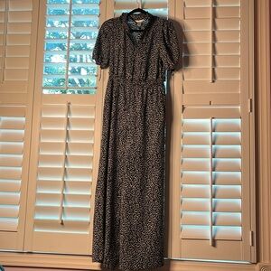 London Times black and white one-piece